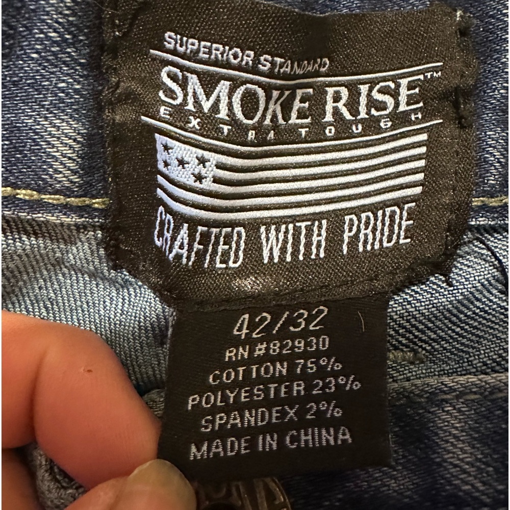 SMOKE RISE Moto Jeans - Picture 4 of 6